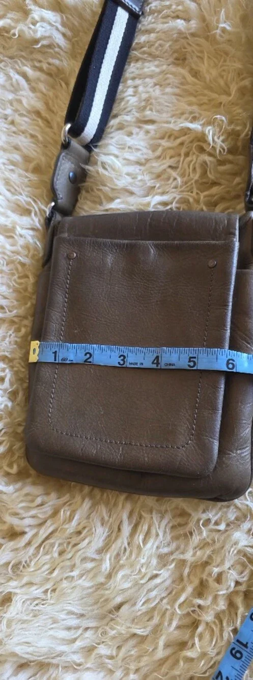 Bally Brown Leather Crossbody Bag